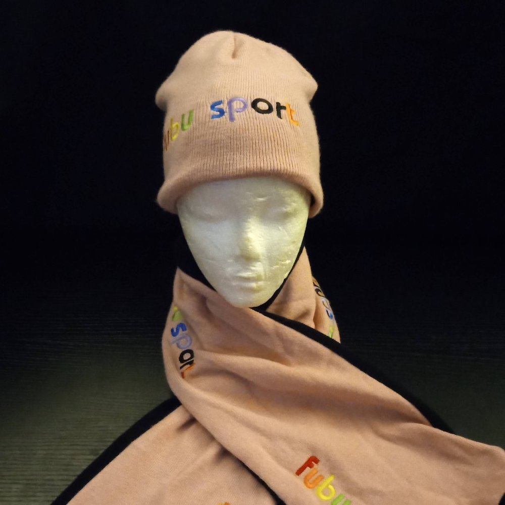 Fila Sports  Hat and Scarf Set - Pink